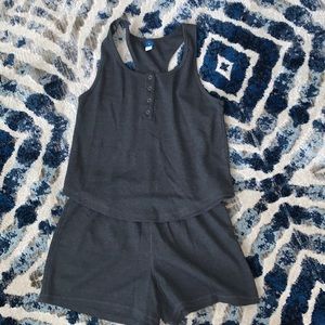 Waffle knit sleep set